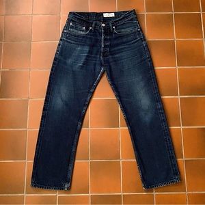 Gustin Straight Leg Selvedge Blue Jeans 29 x 26